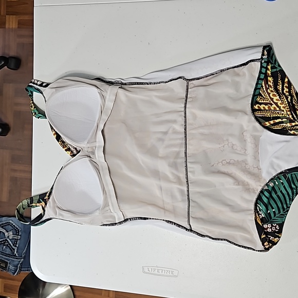 SWIM SUIT palm leaves one piece - Picture 10 of 15